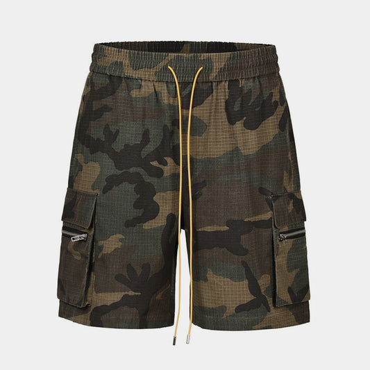 Utility Streetwear | Camo Cargo Shorts - Luxuryurbanwear