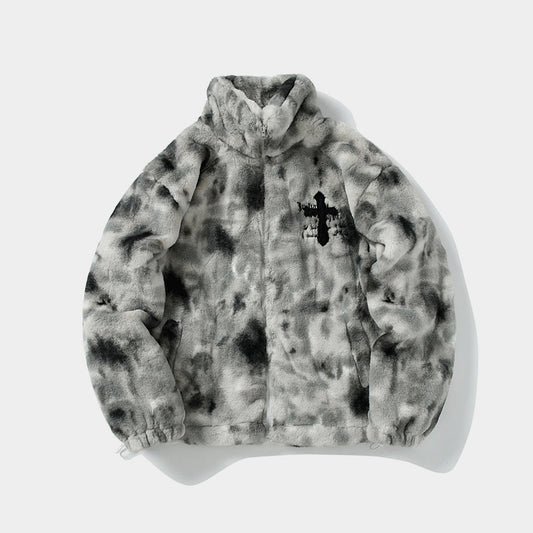 Eclipse Frost | Soft Streetwear Zip-Up - Luxuryurbanwear